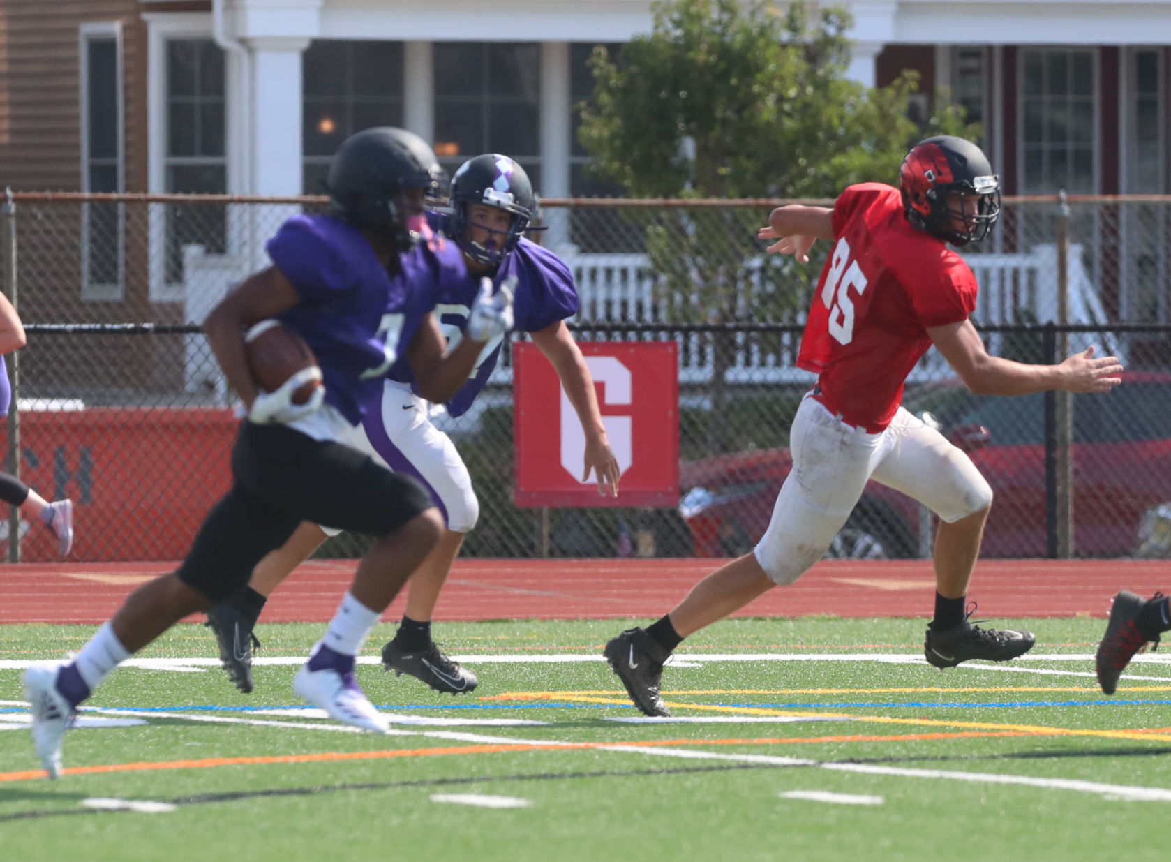 Ocean City Football scrimmage